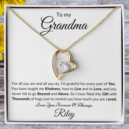 Grandma Necklace from Granddaughter or Grandson | 1015