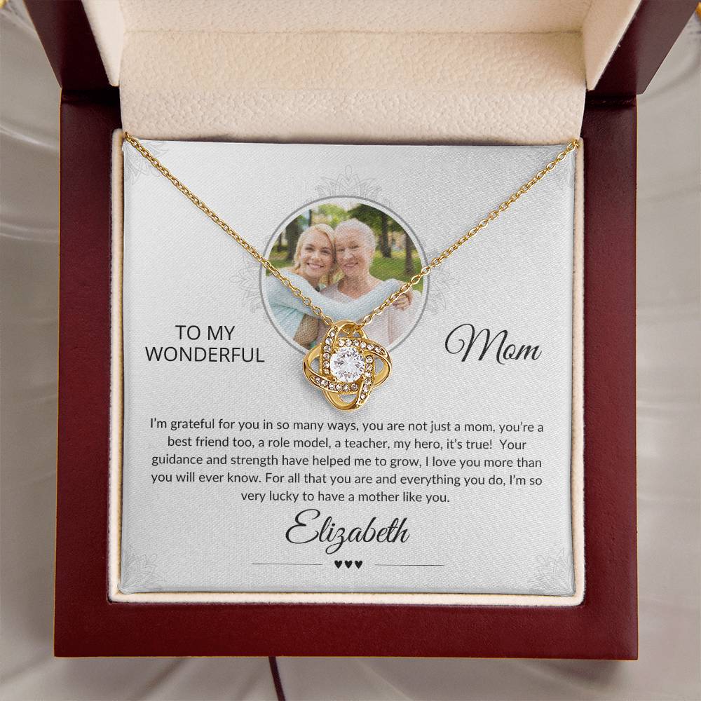 Mom Necklace from Daughter | Personalized Gift| I'm Grateful | 1022