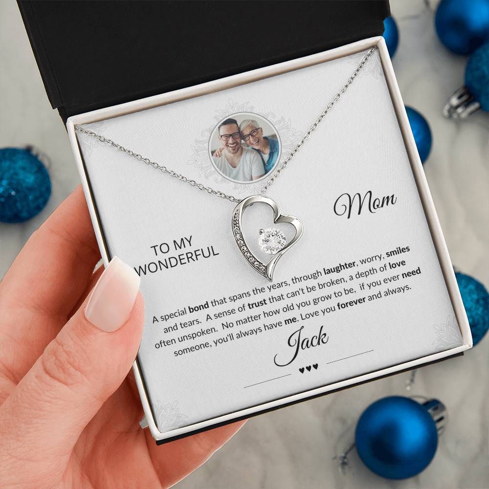 Mom Necklace from Son | Personalized Gift | Special Bond |1018