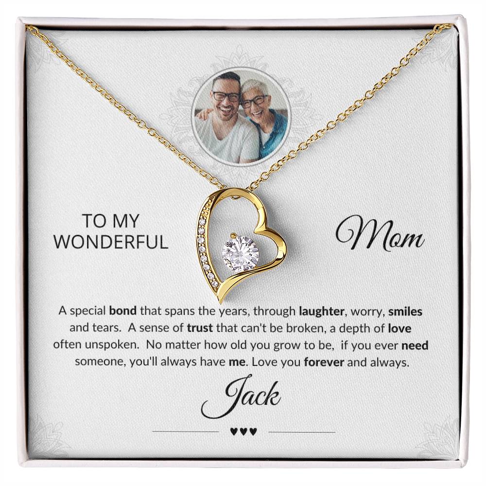 Mom Necklace from Son | Personalized Gift | Special Bond |1018