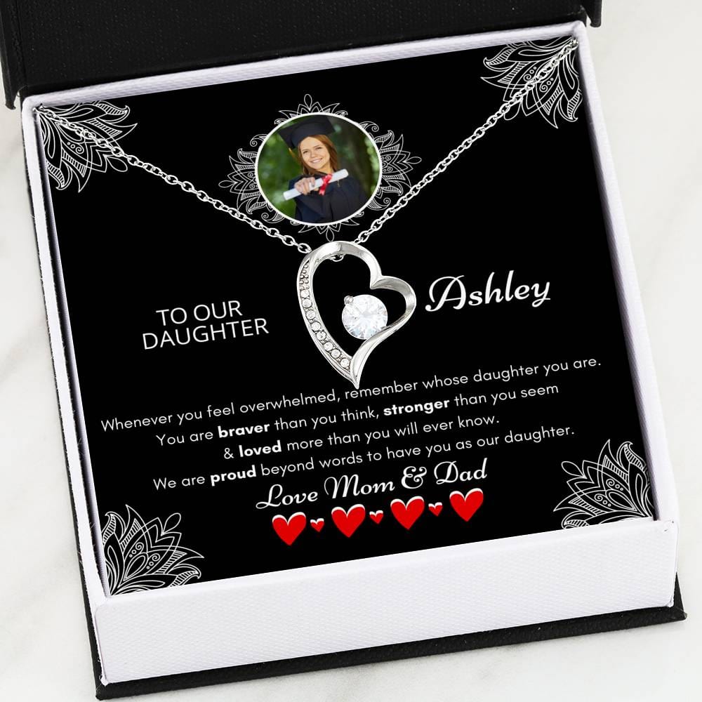 Daughter Necklace From Mom and Dad | To Our Daughter | Personalized Gift | 913
