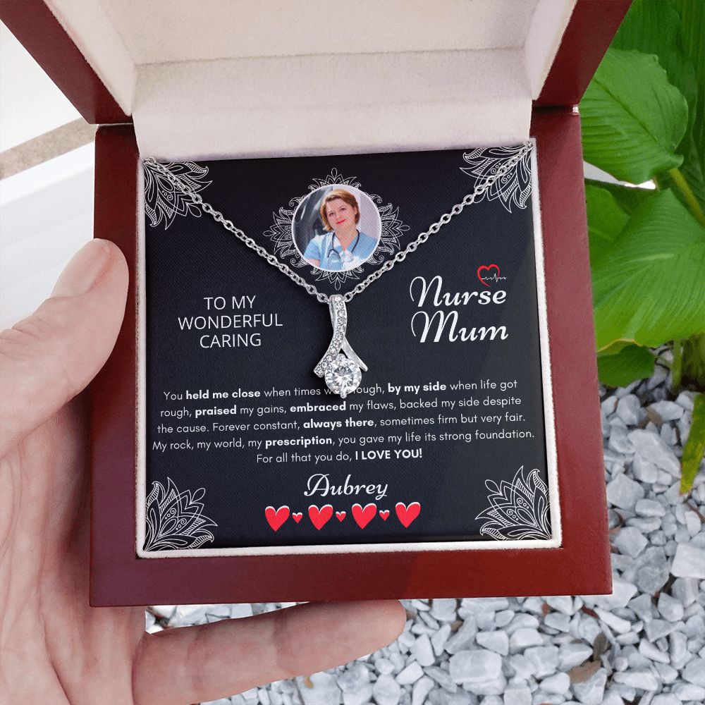 To My Nurse Mum Necklace From Daughter Gift | Personalised | 943