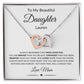 Daughter Necklace from Mom | To My Daughter Personalized Gift | 1010