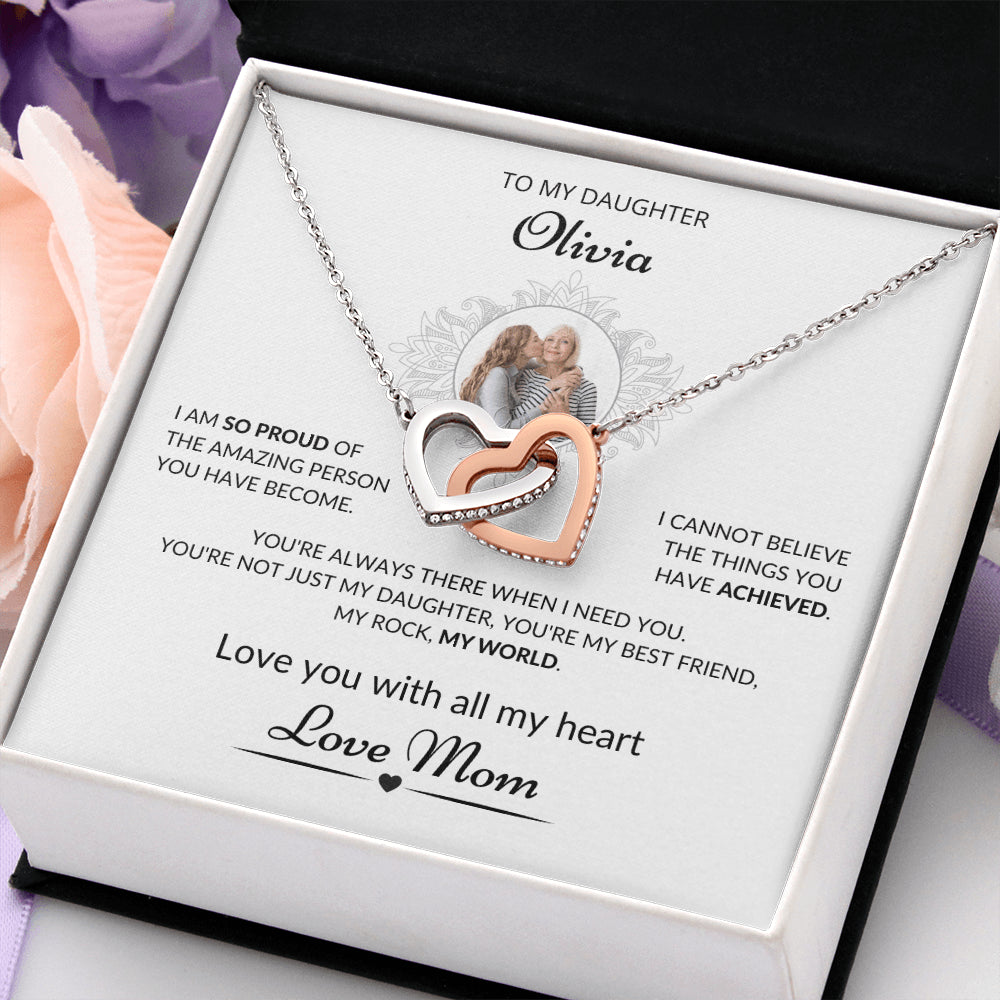 Daughter Necklace From Mom | Daughter Personalized Jewelry Gift | 1006