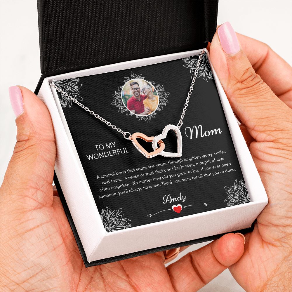 To My Mom Necklace From Son | Personalized Mother Jewelry Gift | 929