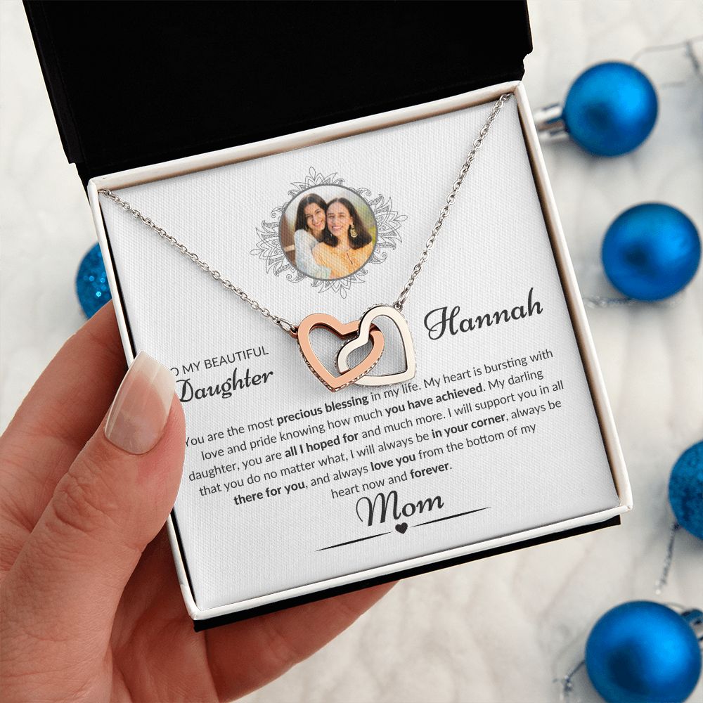 Daughter Necklace From Mom | Daughter Personalized Jewelry Gift |1009