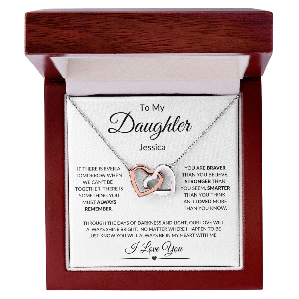 to my daughter necklace gift