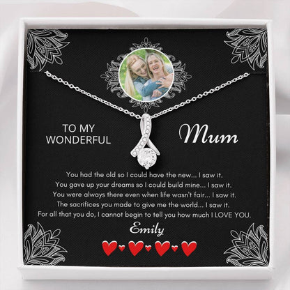 To My Mum From Daughter Necklace Gift | Personalised | 936