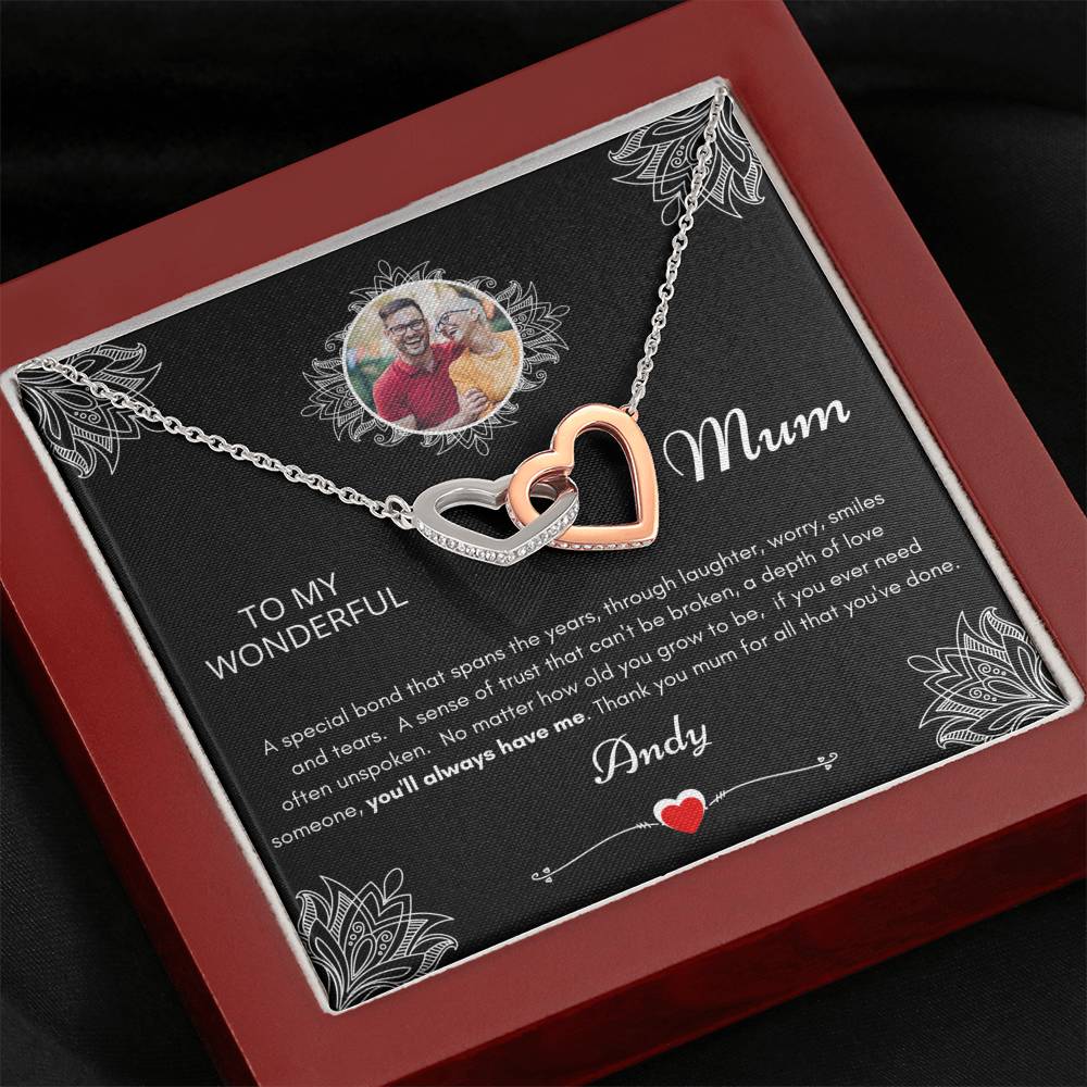 To My Mum Necklace From Son | Personalised Mother Jewelry Gift | 939