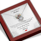 TO MY WIFE - Our home ain't no castle - Personalized Necklace Gift with Custom Message Card