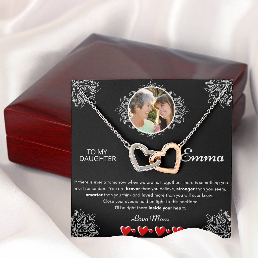 Jewelry - TO MY DAUGHTER FROM MOM - If There Is Ever A Tomorrow - Personalized Necklace Gift With Custom Message Card